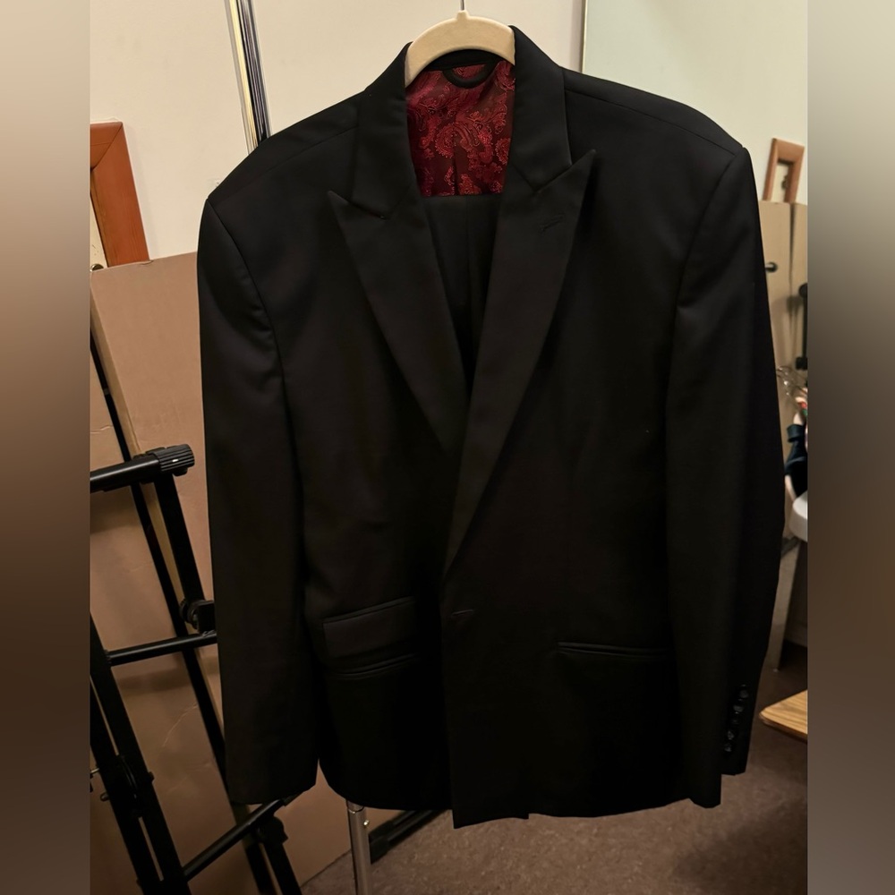 Tailor Made Black All Wool Suit